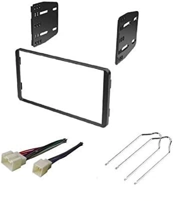 ASC Audio Dash Kit - Double Din + Wire Harness + Radio removal keys