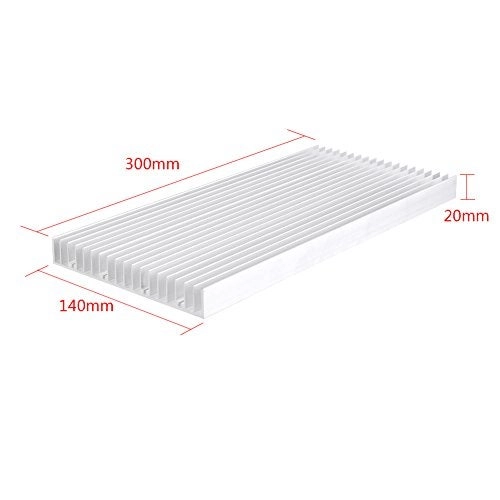 Heat Sink Module - Aluminum 19 pcs fins 300 x 140 x 20 mm