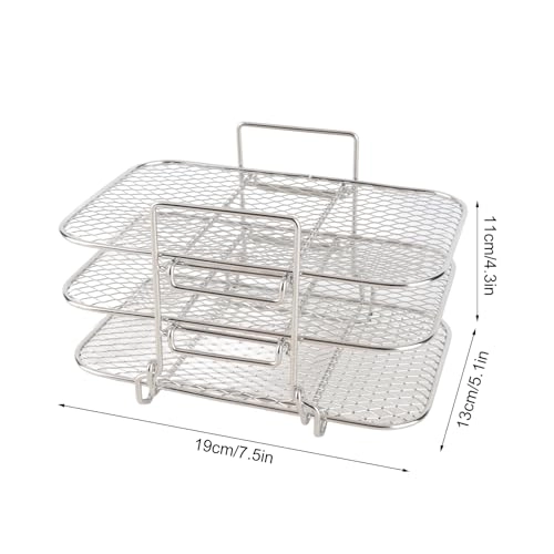 Fryer Stand Double Air Fryer Rack - Stainless steel 304 1 piece(s)