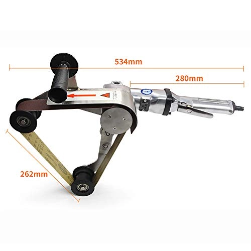 BM-W9 - Pneumatic Round Tube Belt Sander 2500RPM