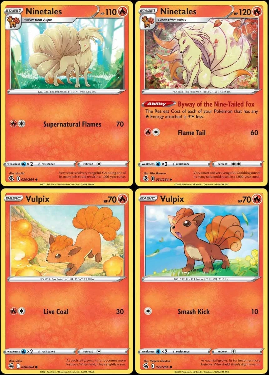 Pokémon Ninetales - 030/264 & 031/264 Fusion Strike