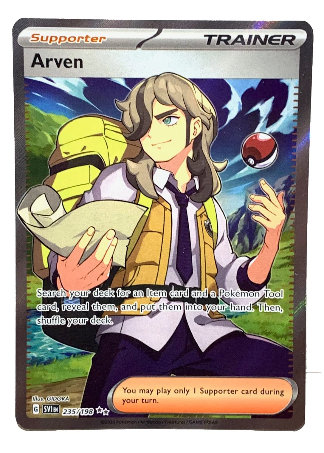 Pokémon Arven 235/198 - Scarlet & Violet - Ultra Rare Holo Full Art