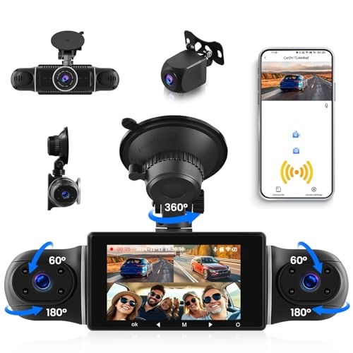 4-Channel Dash Cam - 1080P 30FPS