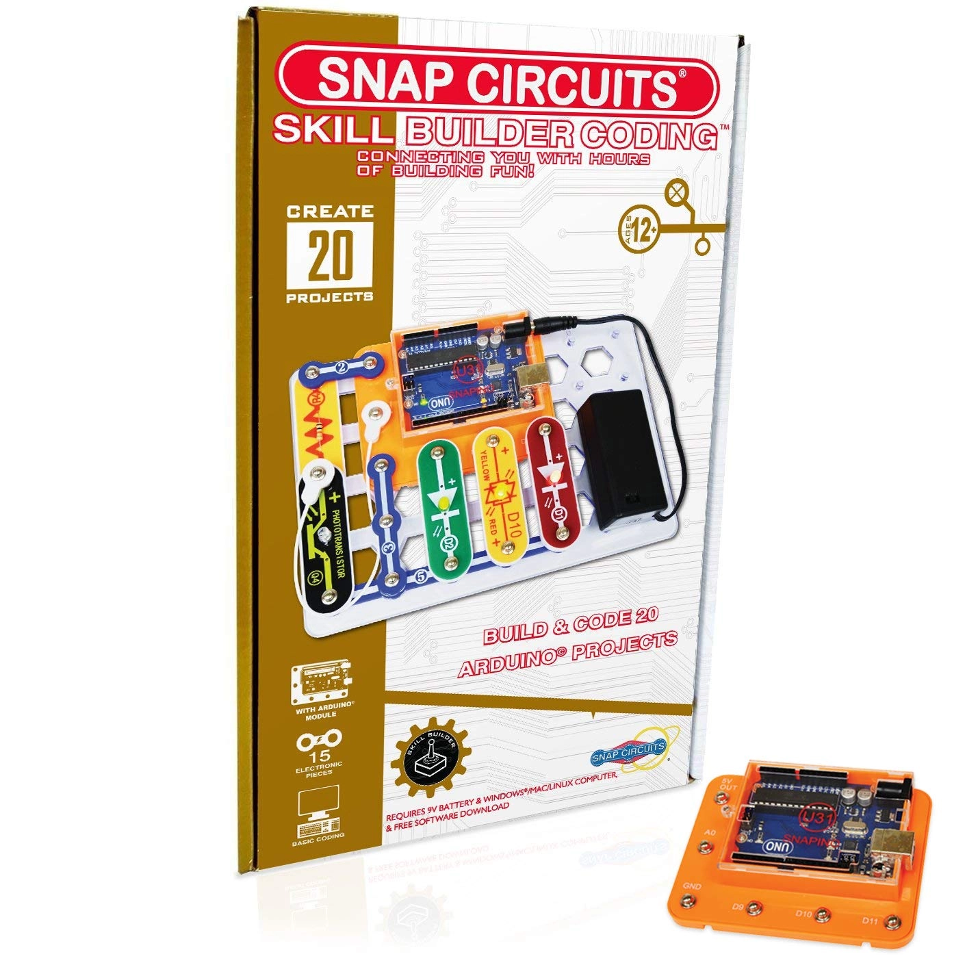 Snap Circuits Skill Builder Coding - 12 years+ 14 pieces