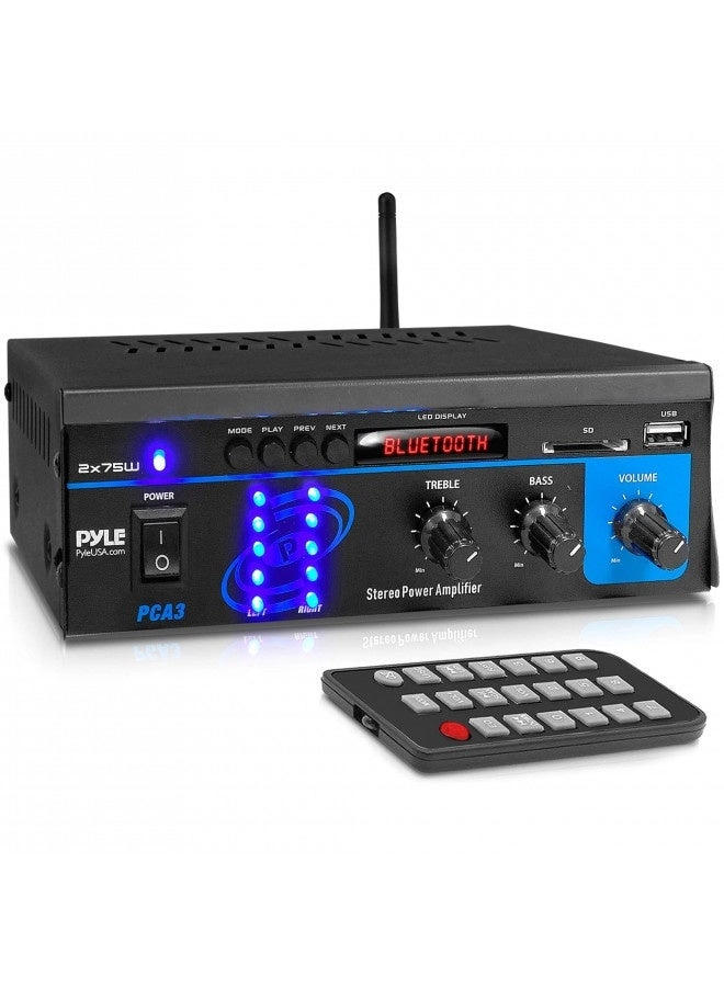 Home Audio Power Amplifier System - 2 channels 2x75 WATT