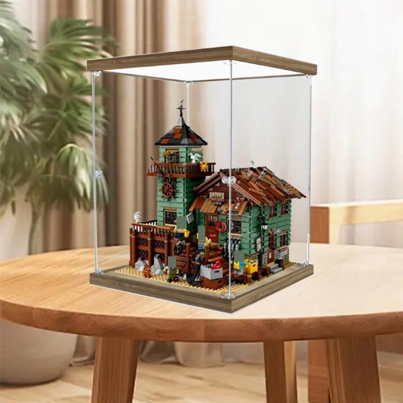 Display Case for 21310 - 11.81x11.81x15.74in. Black Bottom