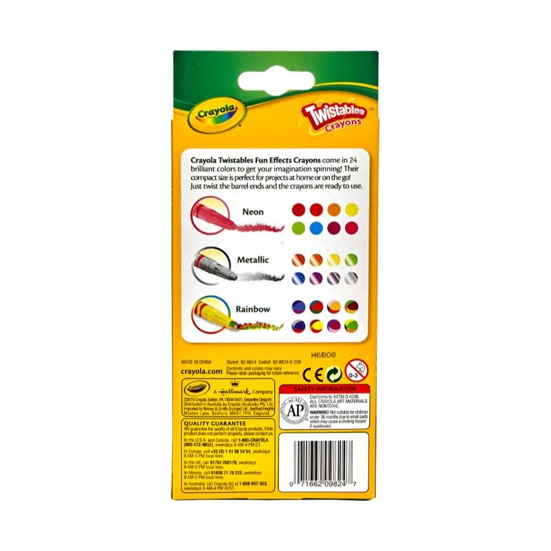 Twistables Fun Effect Crayons - 24 piece(s)