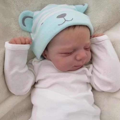 Reborn Baby Doll - 18 Inches 48 cm Silicone Baby Boy Ages 3+