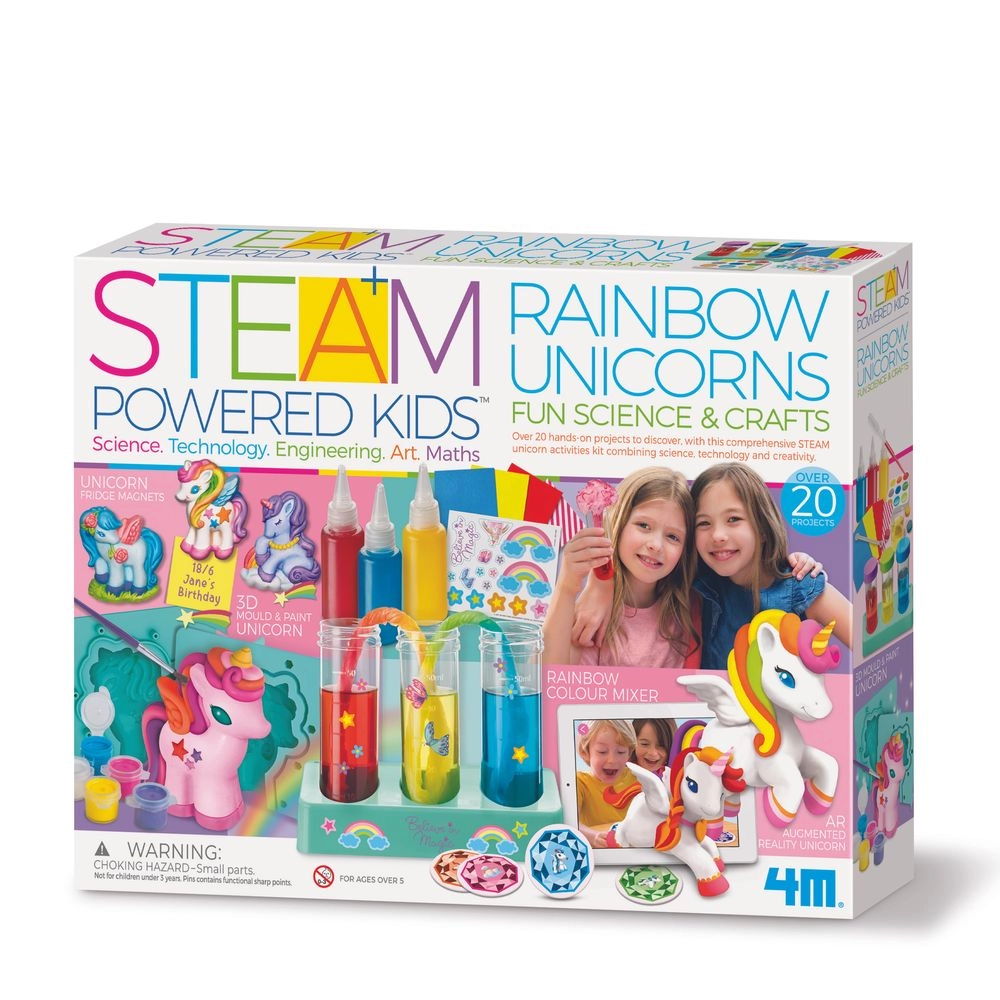 4M Rainbow Unicorns Giant Craft Kit - 5+ years