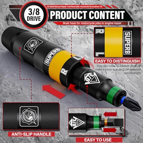 UST395 Slotted and Phillips Screwdriver Set (13 Pcs)