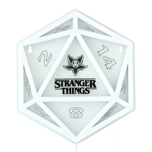 Paladone Stranger Things D20 LED Neon Light - 9.4" (24cm) wall-mountable USB powered