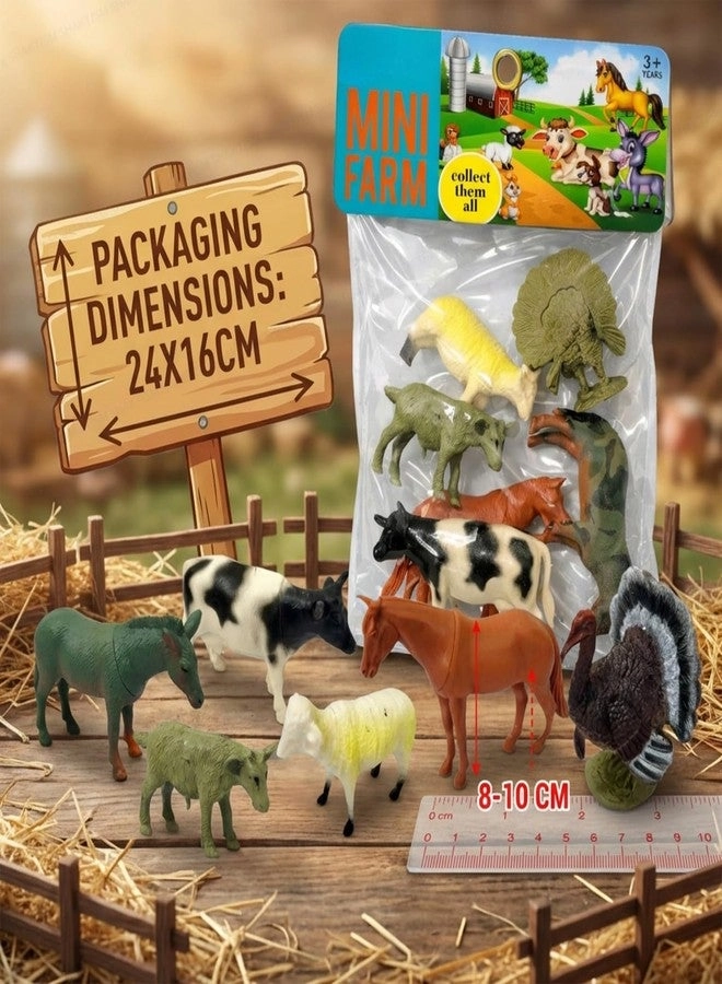 Farm Animal Toys - 3 years+ 6 pieces