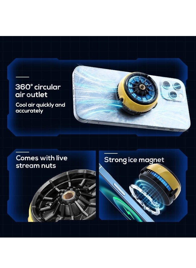 CX04 - Phone Cooler Gaming Blue Light