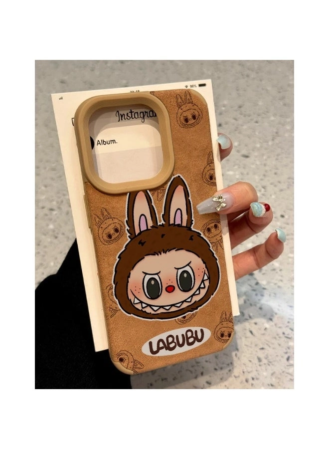 Creative Lambskin Phone Case for iPhone 16 Pro Max