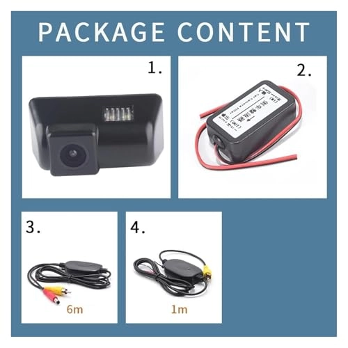 Backup Camera - Night vision Wireless 512(H)X582(V)