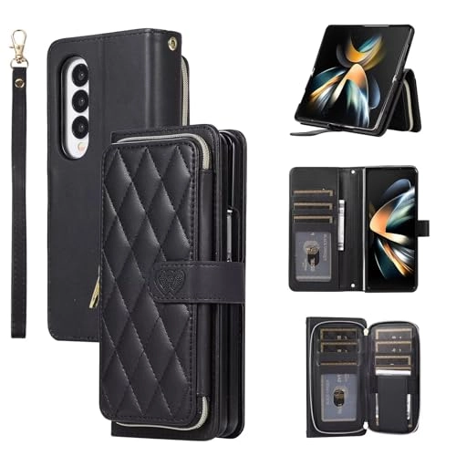 Case for Samsung Galaxy Z Fold4 - Faux Leather Folio Case