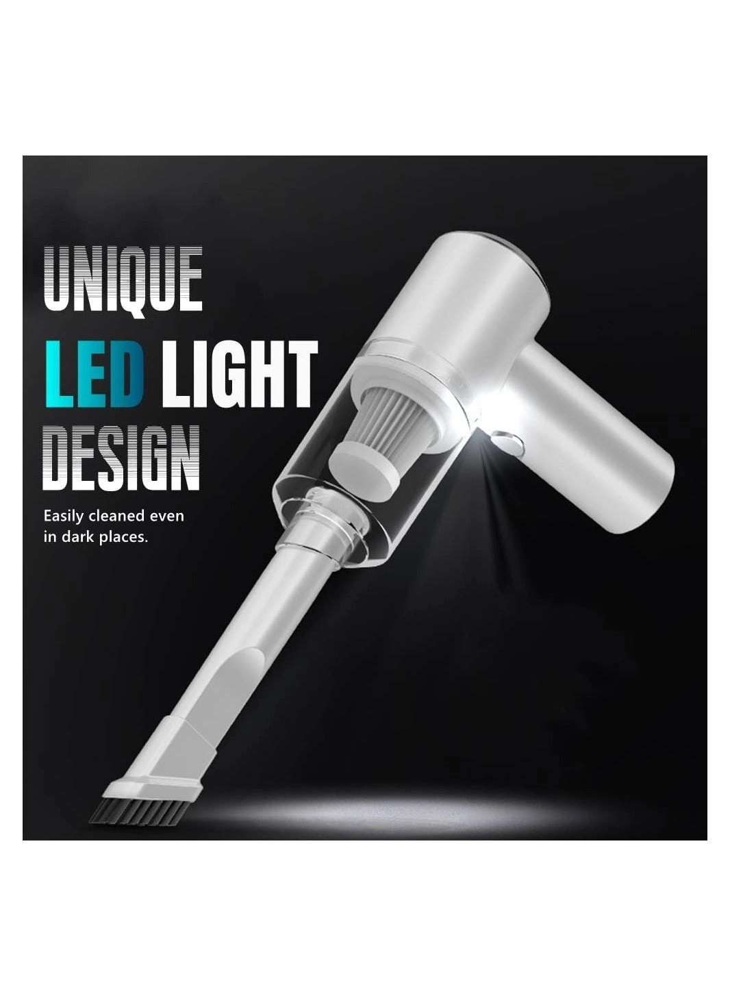 Handheld Car Vacuum Cleaner - 4000mAh