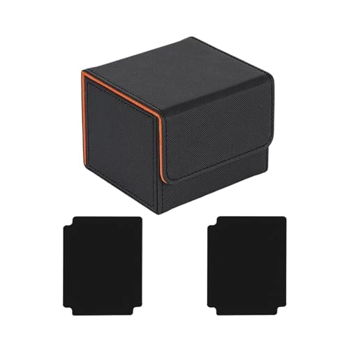 Trading Card Deck Box - PU leather Red