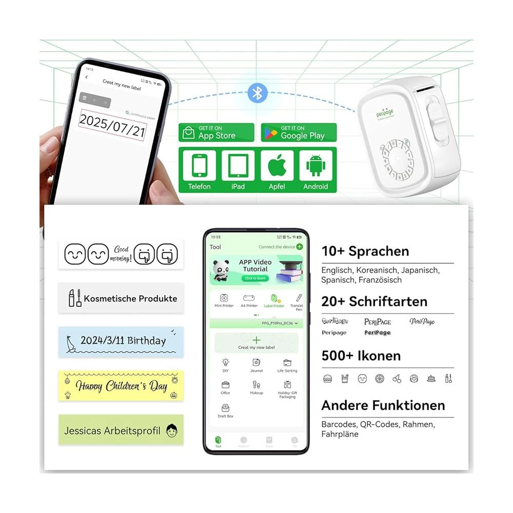 P10 PRO - Thermal Printer