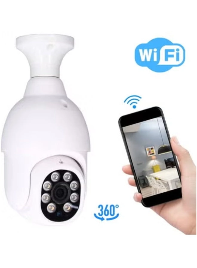 Wireless Light Bulb Camera 1080P