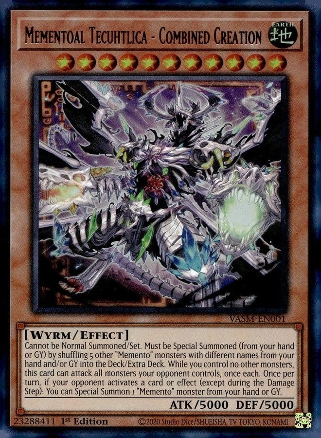 Yu-Gi-Oh! Mementoal Tecuhtlica VASM-EN001 1st Edition