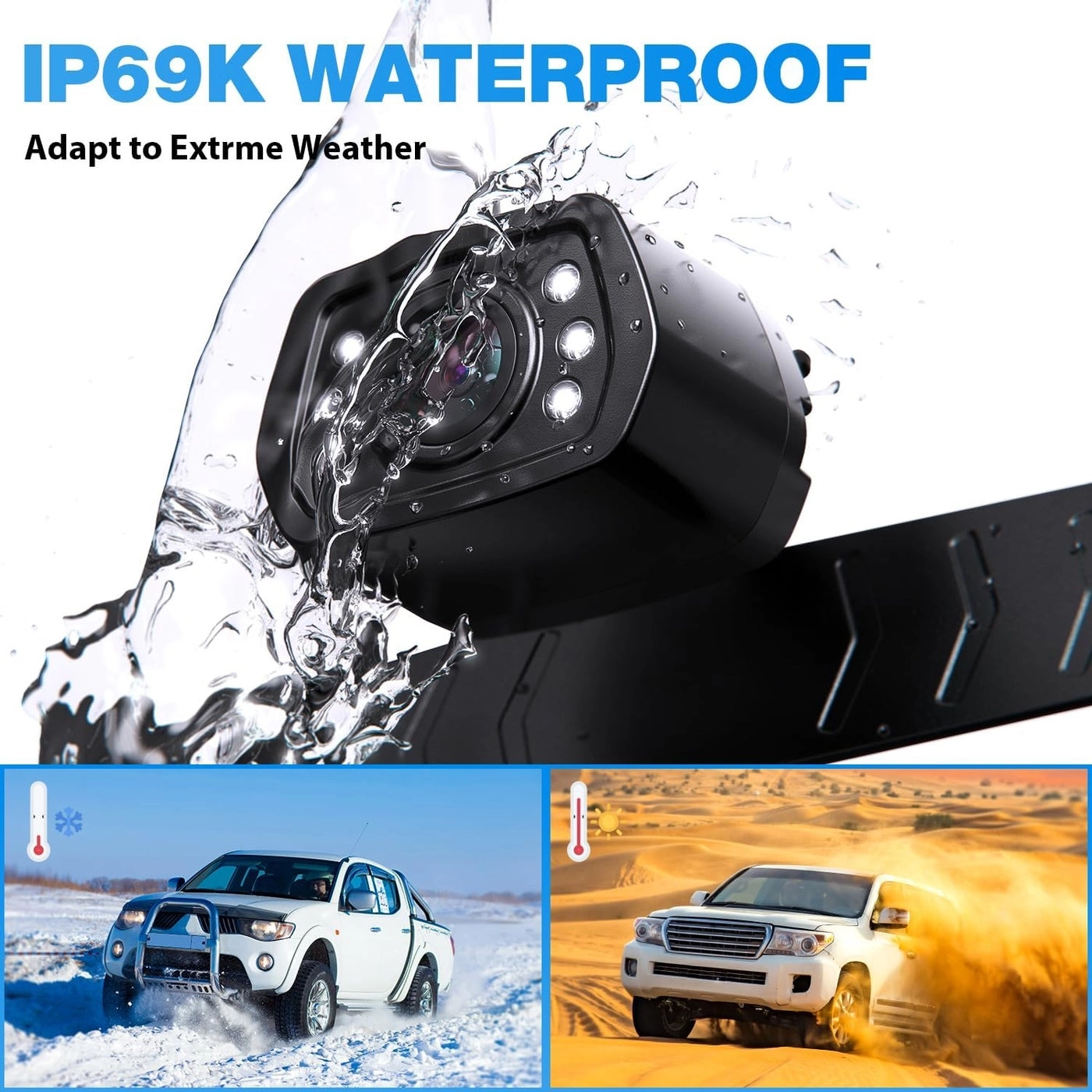 Wired Backup Camera - Night Vision Wired 1080P