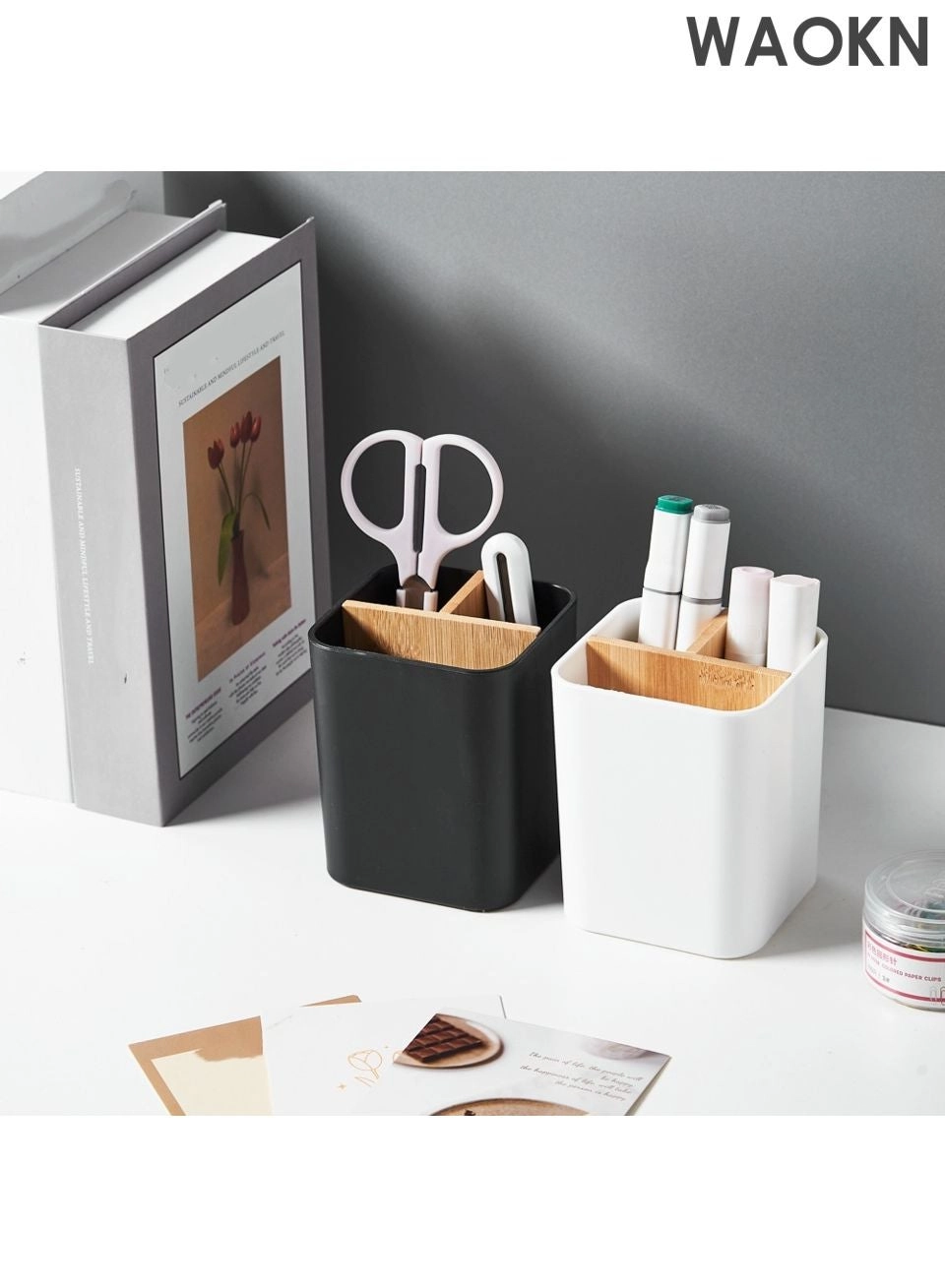 Toothbrush Holder - Desktop 3 Slots