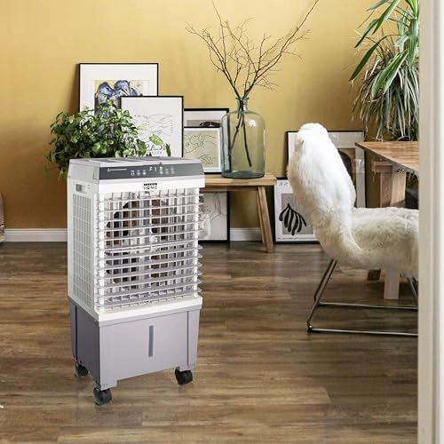 3-in-1 Evaporative Cooler - 1800 Cubic Feet Per Minute 5.3 Gallons