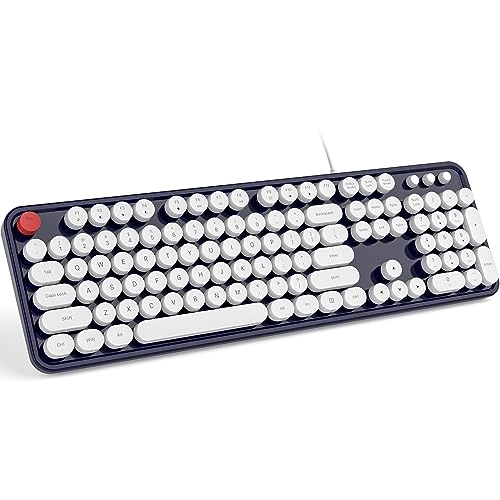 Retro Typewriter Keyboard - US Wired