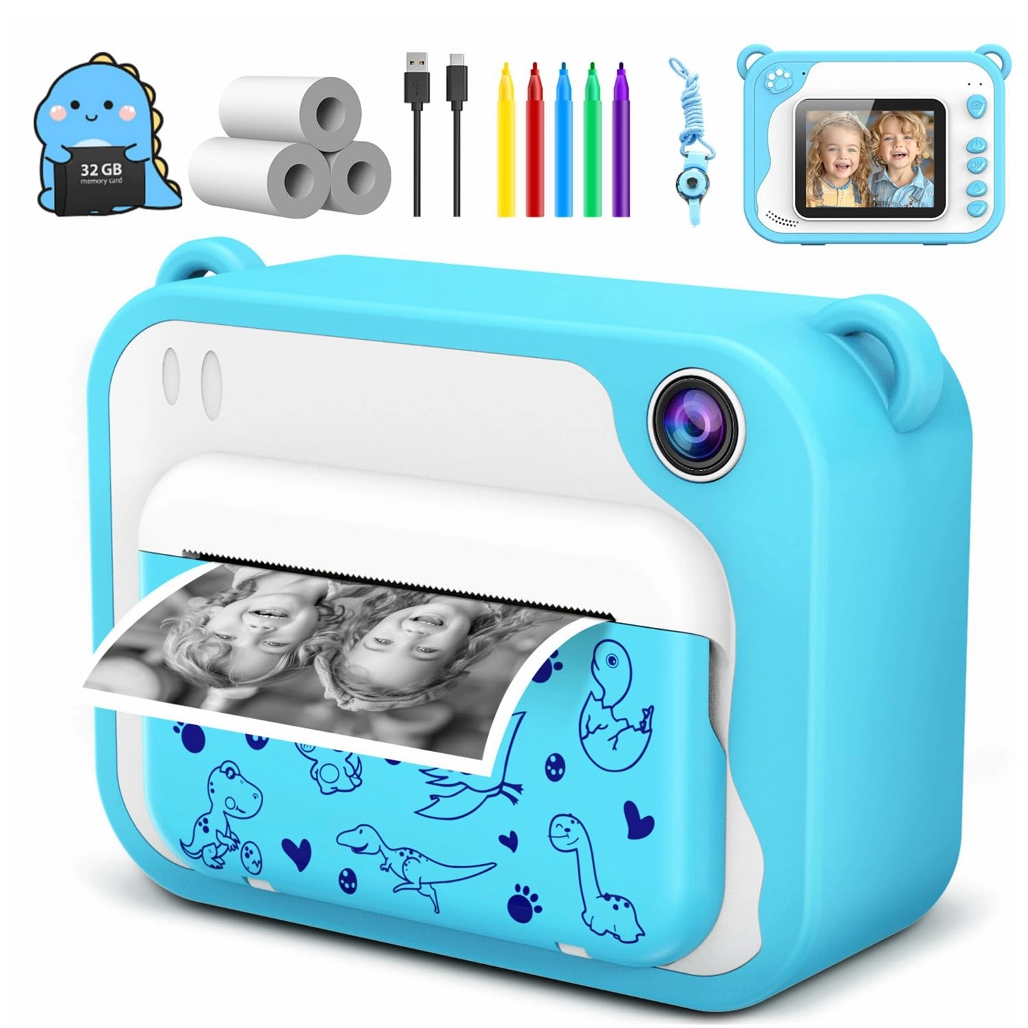 Usteetic P81 - 1080p Instant Print 32GB