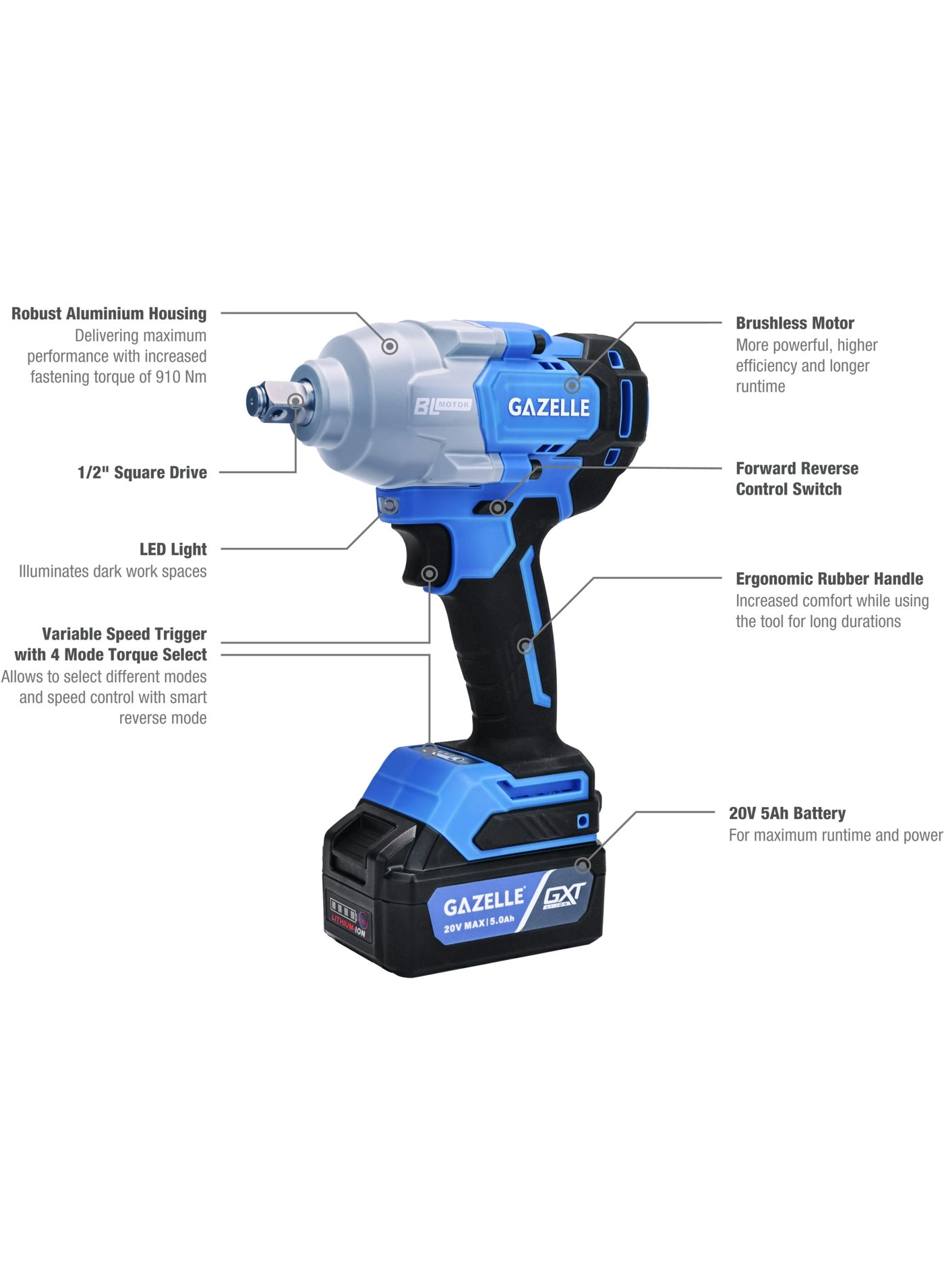 GC2036 - 698Nm 1/2 In.