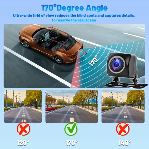 AHD 170° Reversing Camera - Night Vision AHD/CVBS 1080P