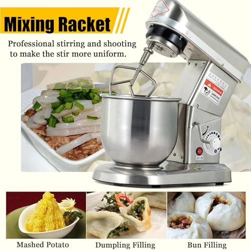 Professional Stand Mixer - 7L 350W/500W/500W