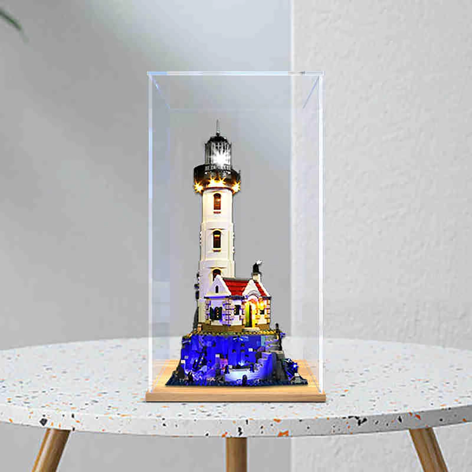 Display Case - Compatible with 21335 Dustproof Elegant Model with White Backlight (Display Case Only)