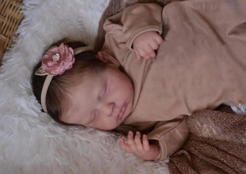 Reborn Baby Doll - 48 cm Full Silicone Ages 36 months - 10 years