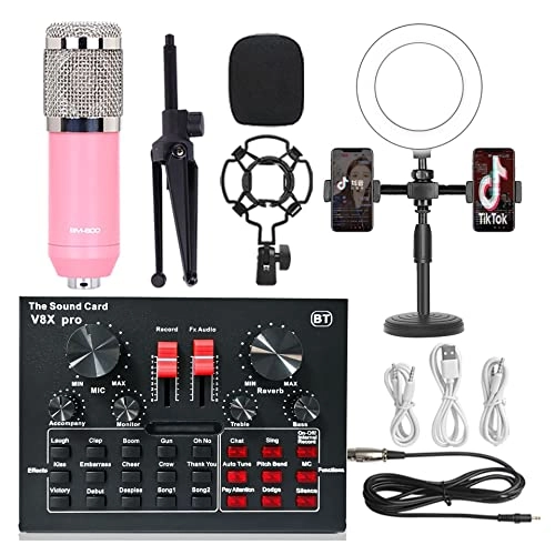 BM800 + V8XPRO + BG16 Wireless Microphone Bundle