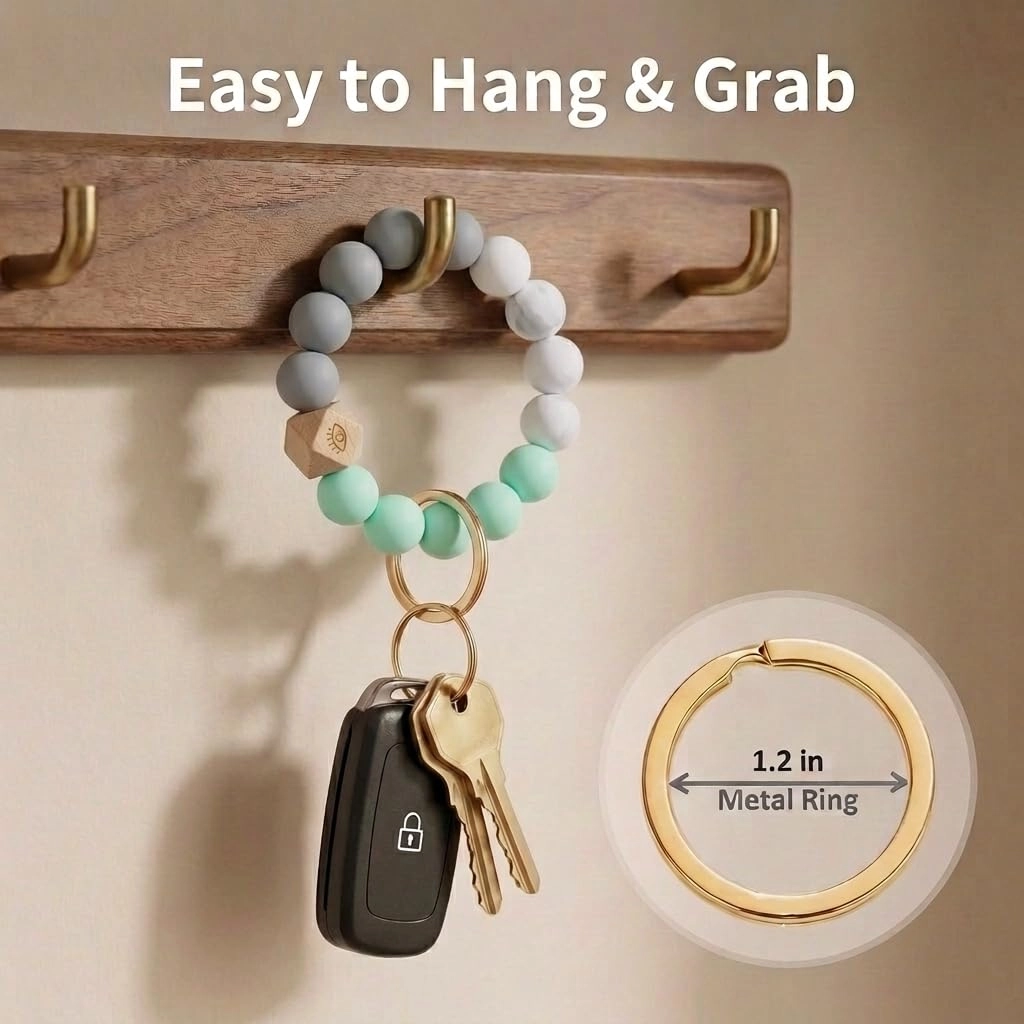 Key Ring Bracelet - Car