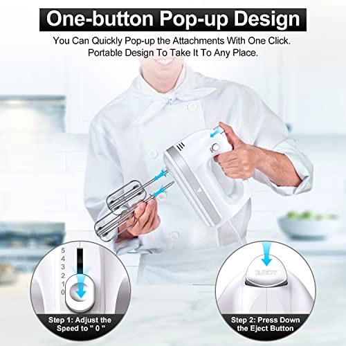 Hand Mixer - 750 Grams 450 Watt-hours