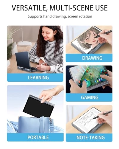 2-in-1 Mini Laptop Tablet PC - 8'' 512GB 12GB N150