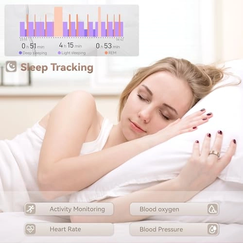 Smart Ring - Sleep Tracker Heart Rate Blood Oxygen