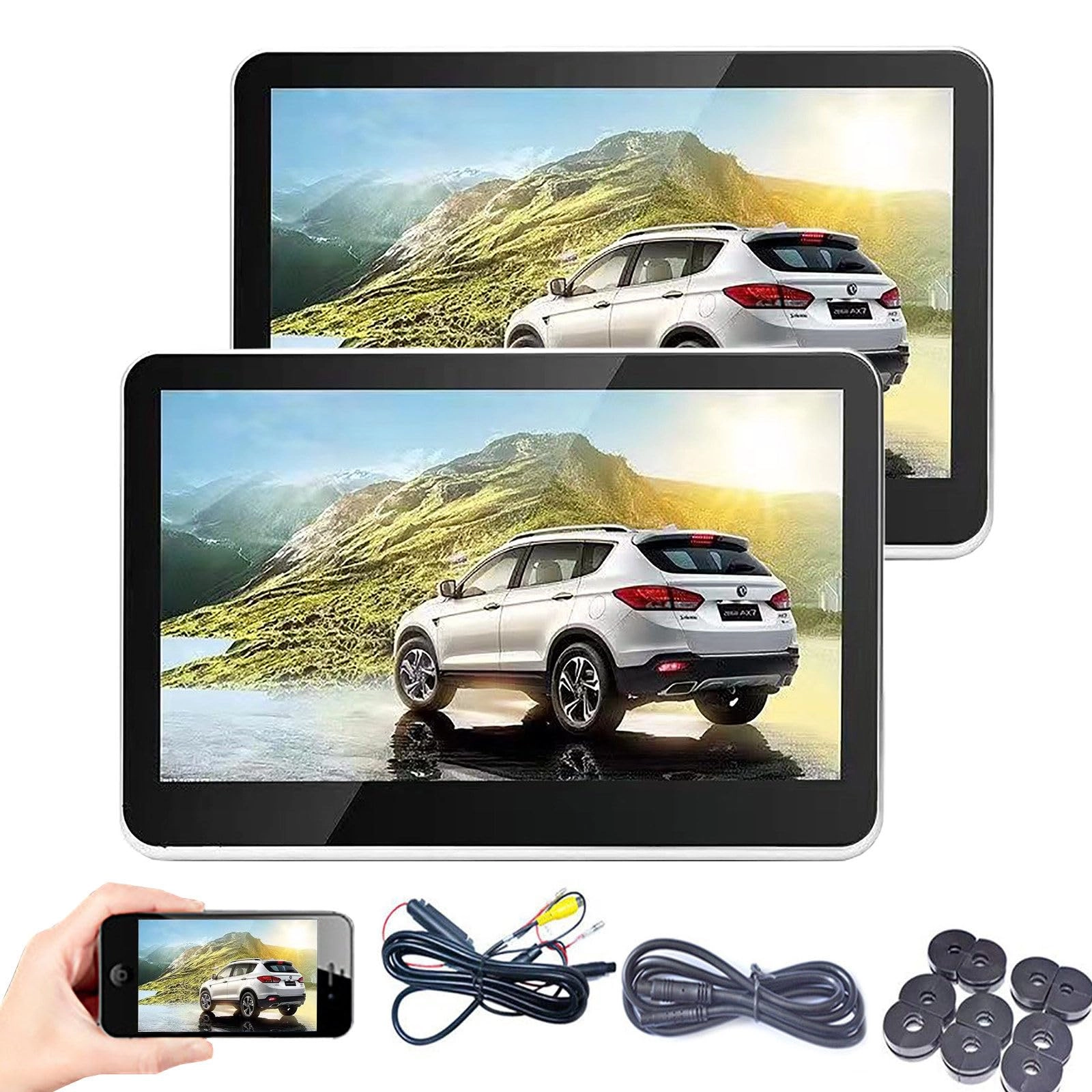 zhiWNNIU Car Headrest Monitor - 10.1-inch Pack