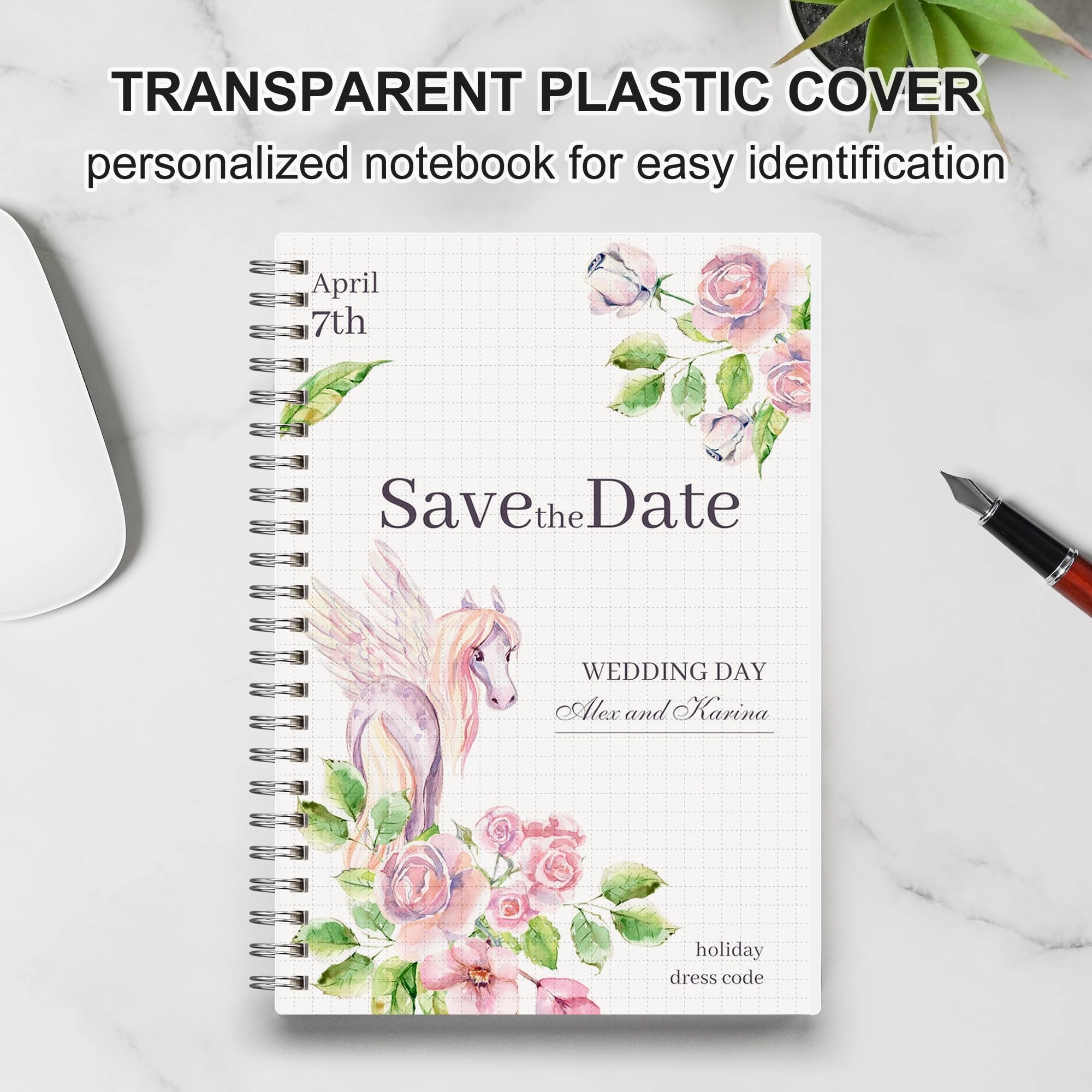 Spiral Notebook A5 Spiral - Grid 80 Sheets