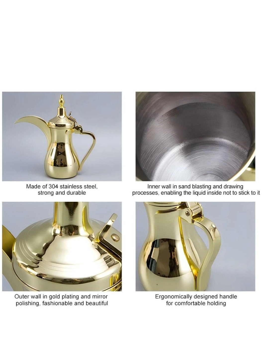 Arabic Coffee Pot - 1.1 Liter