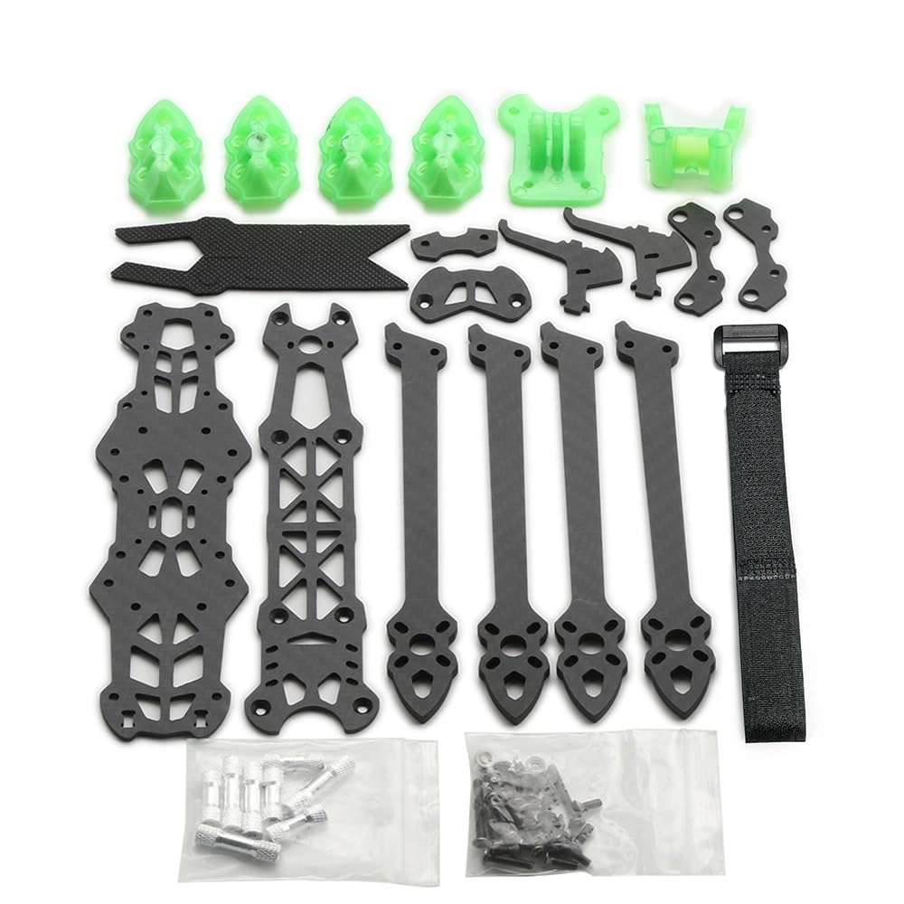 SxRakiO Mark4 - 7 Inch 295mm Carbon Fiber Frame Kit