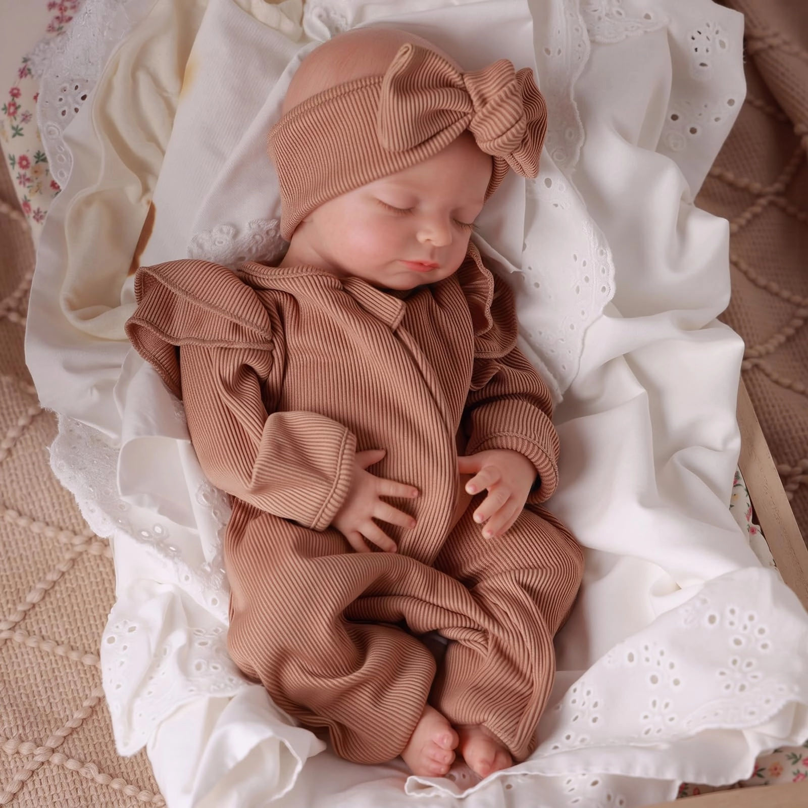 BABESIDE Reborn Baby Doll - 16 Inch Silicone Girl Ages 3+