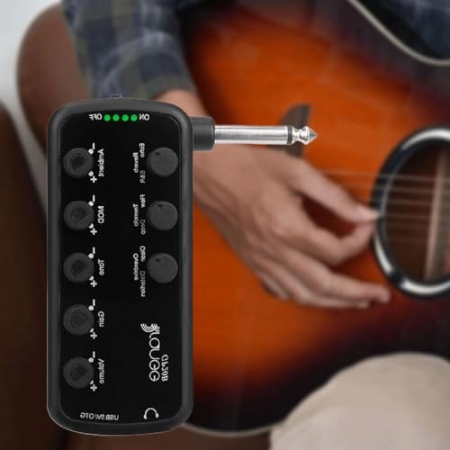 Portable Guitar/Bass Headphone Amp - USB Multi-Effects Recording