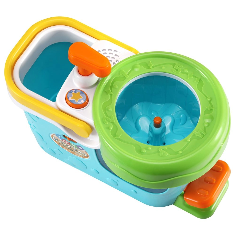 Clean Sweep Mop & Basket - Suitable for 3 years & above