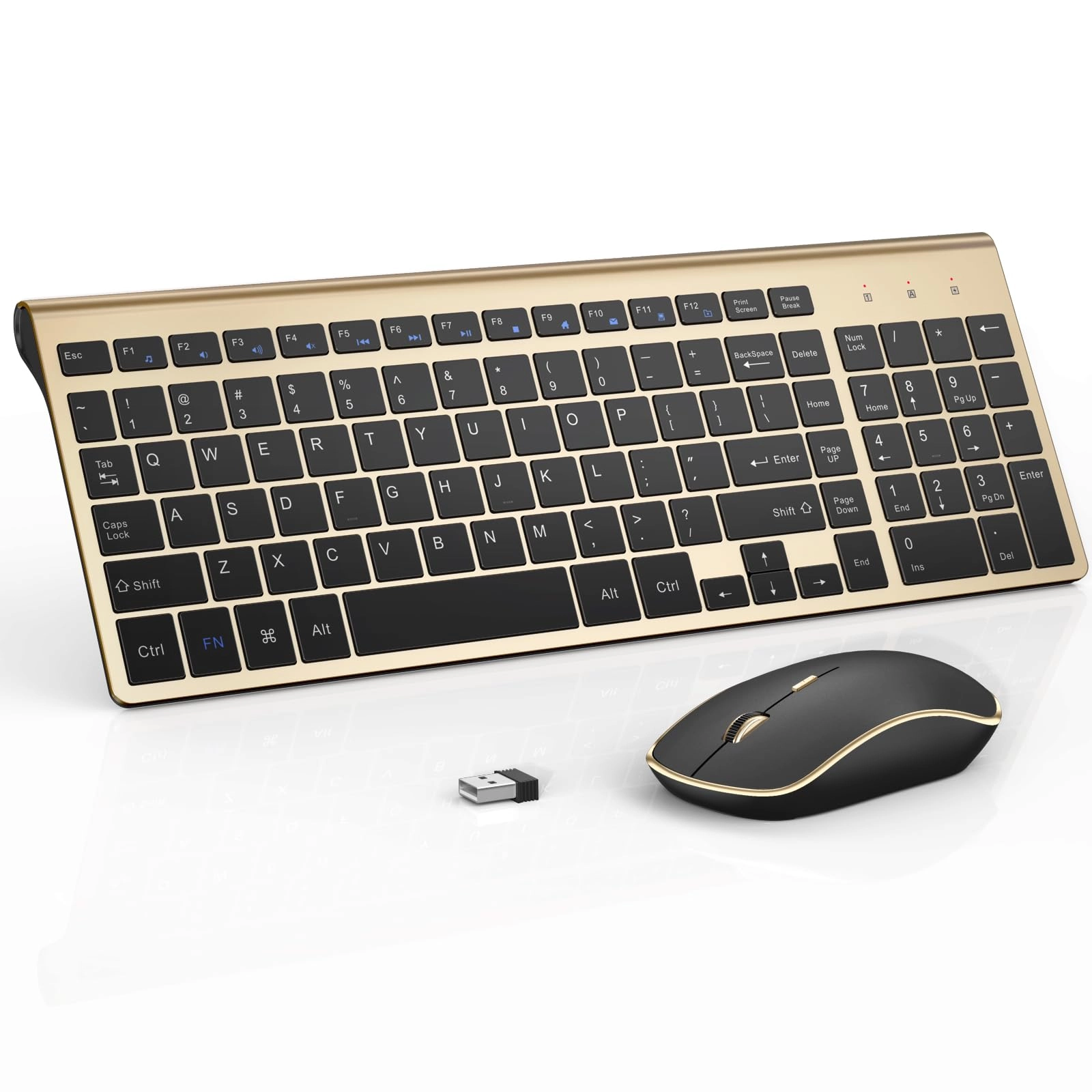 J Wireless Keyboard Mouse Combo - Wireless