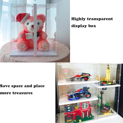 Lego Acrylic Display case - 23.6 * 15.7 * 27.5 inches 3mm Black Base