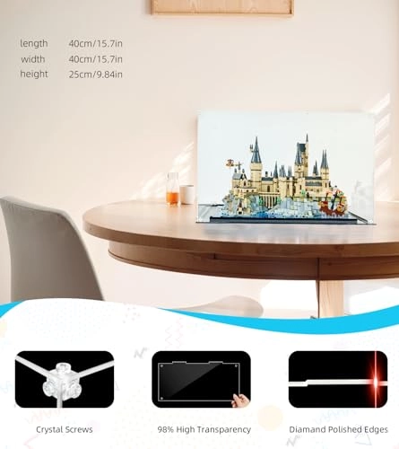 LEGO Acrylic Display Case - Harry Potter Hogwarts Castle and Grounds